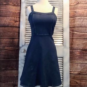girl size 14- women size 6 denim dress